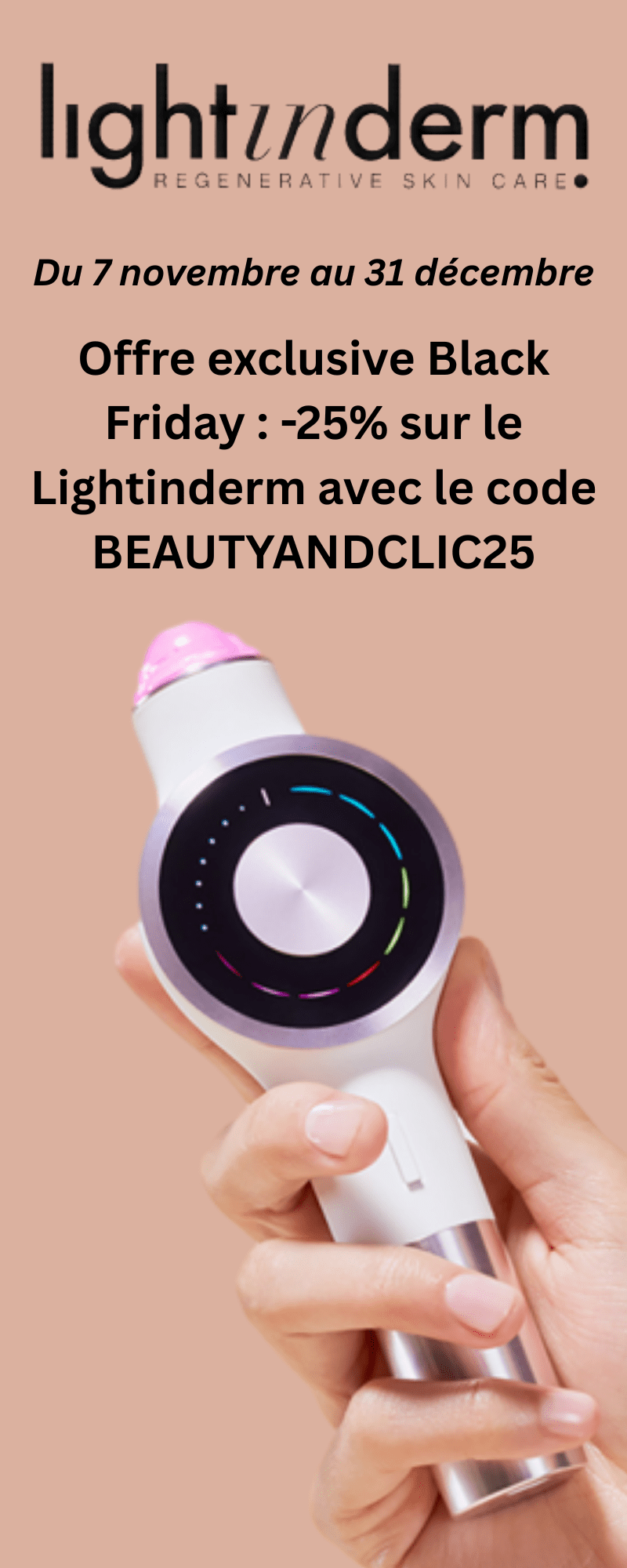 Lightinderm code promo Black Friday